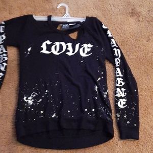 Long sleeve dance fleece